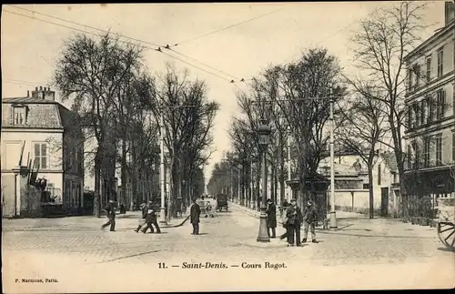 Ak Saint Denis Seine Saint Denis, Cours Ragot