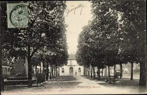 Ak Le Bourget Seine Saint Denis, Place de la Mairie