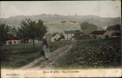 Ak Breux Essonne, Vue d´Ensemble