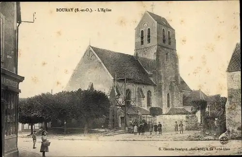 Ak Bouray Essonne, L´Église