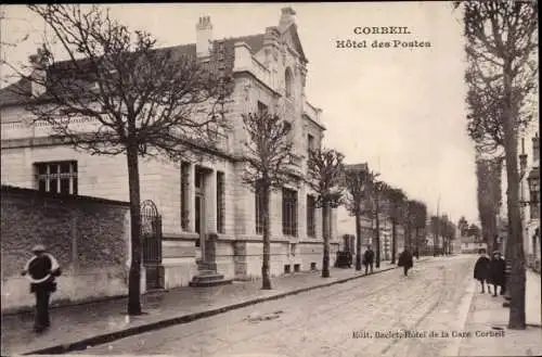 Ak Corbeil Essonne, Hôtel des Postes