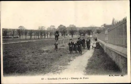 Ak Corbeil Essonne, Champ de Foire