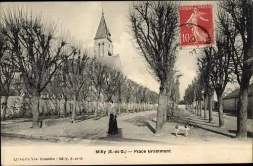 Ak Milly Essonne, Place Grammon