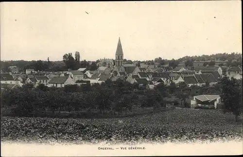 Ak Orgeval Yvelines, Vue Générale