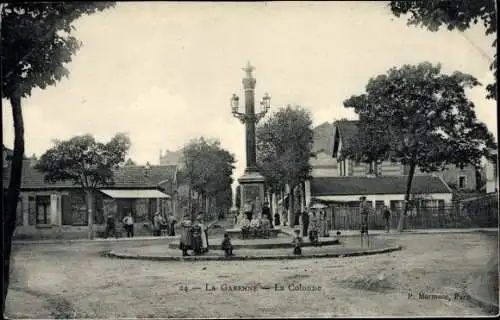 Ak La Garenne Colombes Hauts de Seine, La Colonne