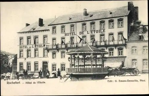Ak Rochefort Wallonien Namur, Hotel de l'Etoile