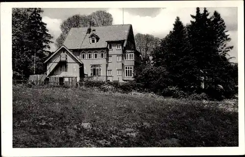 Ak Hahnenklee Bockswiese Goslar im Harz, Pension Haus Sonneck