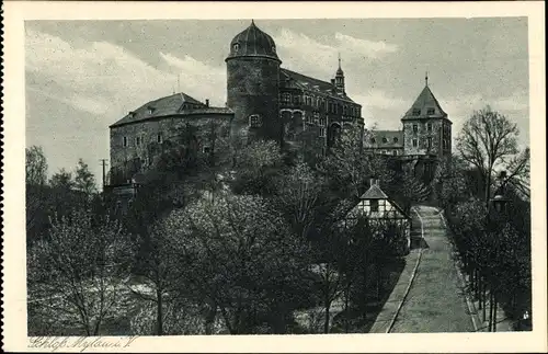 Ak Mylau Reichenbach im Vogtland, Schloss