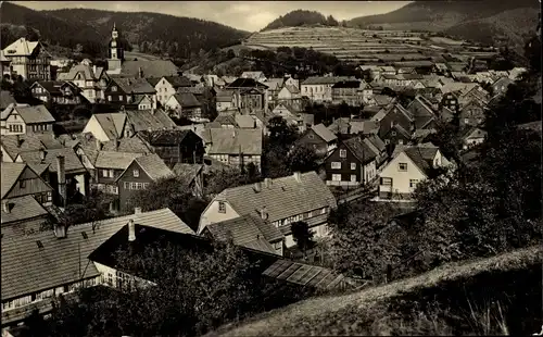 Ak Pappenheim im Altmühltal, Panorama, Unterer Ortsteil