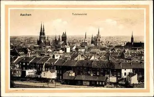 Ak Aachen in Nordrhein Westfalen, Totalansicht