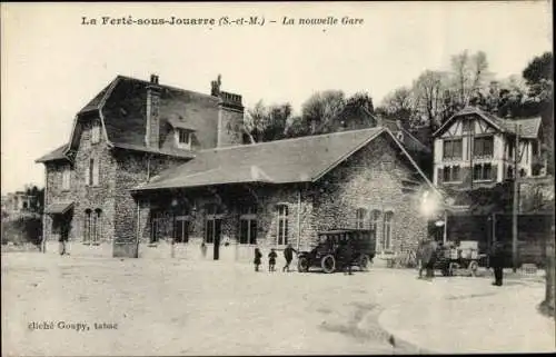 Ak La Ferté-sous-Jouarre Seine-et-Marne, La Nouvelle Gare