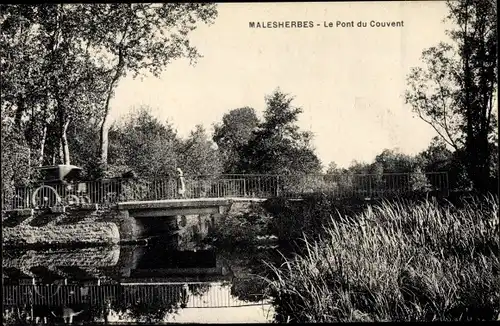 Ak Malesherbes Loiret, Pont du Couvent
