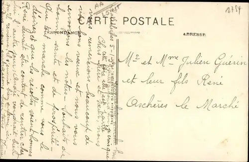 Ak Malesherbes Loiret, Pont du Couvent