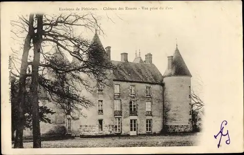 Ak Pithiviers Loiret, Château des Essarts