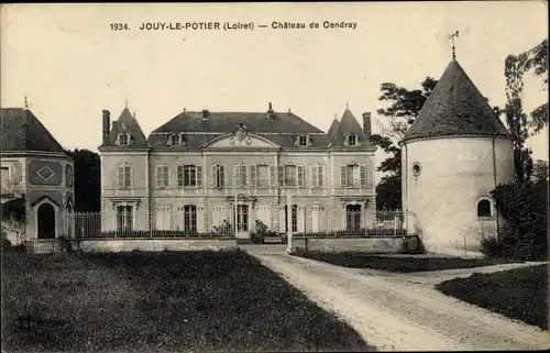 Ak Jouy le Potier Loiret, Château de Cendray