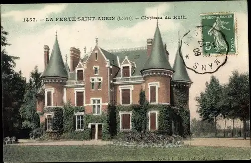 Ak La Ferté Saint Aubin Loiret, Château du Ruth