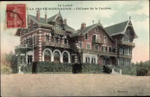 Ak La Ferté Saint Aubin Loiret, Château de la Luzière