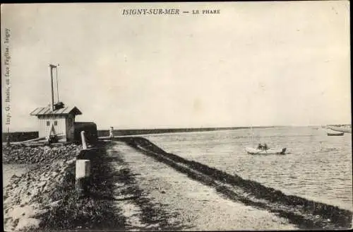 Ak Isigny sur Mer Calvados, Le Phare