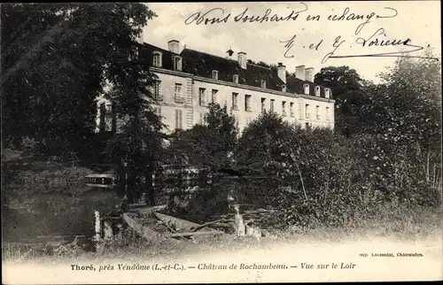 Ak Thoré Loir et Cher, Château de Rochambeau