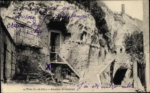 Ak Troo Loir et Cher, Escalier St. Gabriel