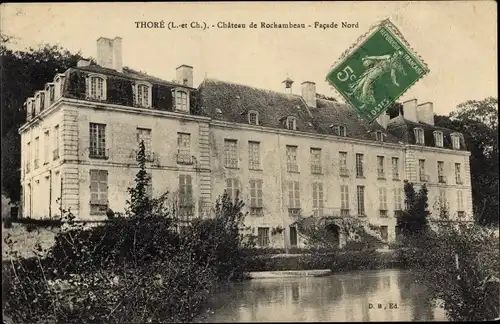 Ak Thoré-la-Rochette Loir et Cher, Château de Rochambeau