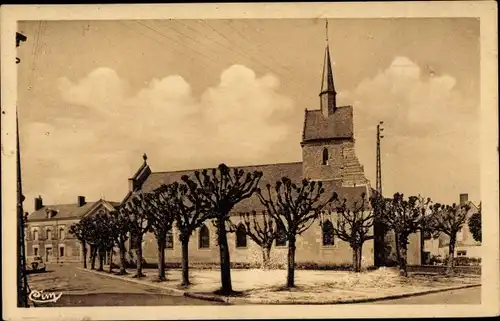 Ak Thenay Loir et Cher, L'Église et la Place