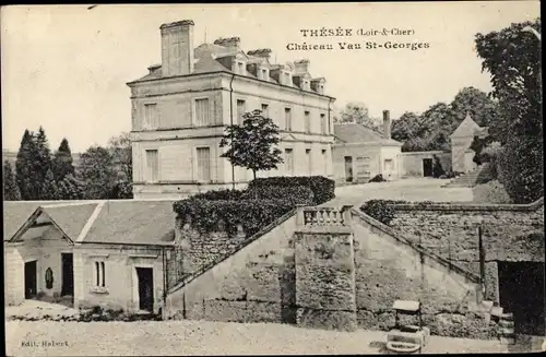 Ak Thésée Loir et Cher, Château Vau St. Georges