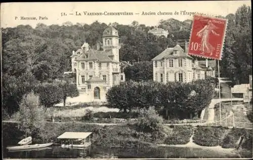 Ak Varenne Chennevieres Val de Marne, Château de l´Étape