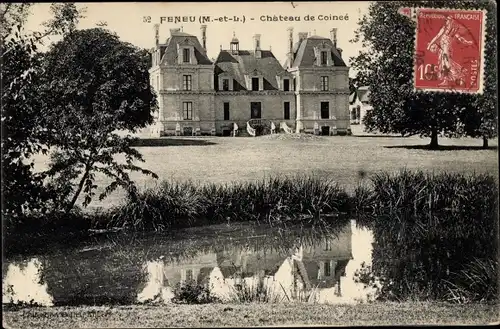 Ak Féneu Maine et Loire, Château de Coincé