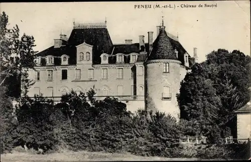 Ak Féneu Maine et Loire, Château le Sautré