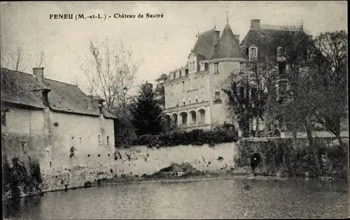 Ak Féneu Maine et Loire, Château de Sautré