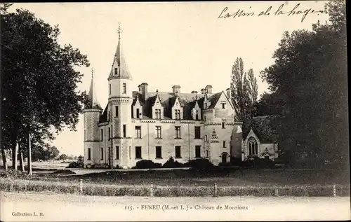 Ak Féneu Maine et Loire, Château de Monrioux