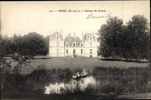 Ak Féneu Maine et Loire, Château de Coincé