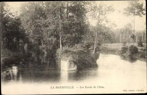 Ak La Bonneville Eure, Les Bords de l´Iton