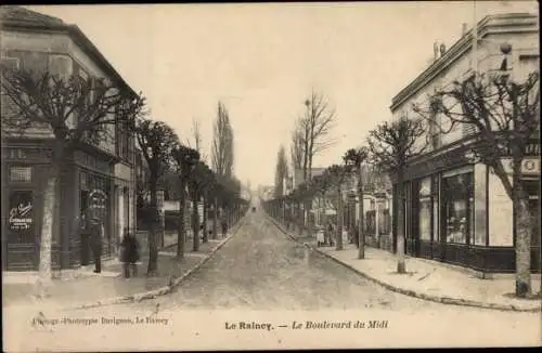 Ak Le Raincy Seine Saint Denis, Boulevard du Midi