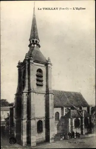 Ak Le Thillay Val d'Oise, L´Eglise