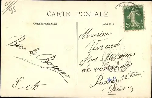 Ak Le Thillay Val d'Oise, L´Eglise