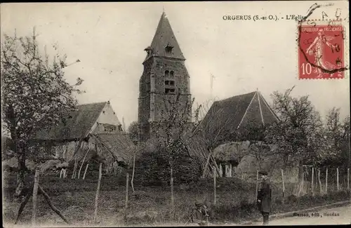 Ak Orgerus Yvelines, Église