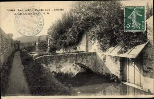 Ak Chevreuse Yvelines, Les petits Ponts sur l'Yvette