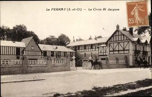 Ak Le Perray en Yvelines, La Croix St Jacques