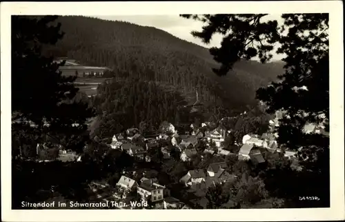 Ak Sitzendorf in Thüringen, Panorama