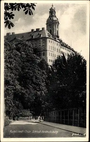 Ak Rudolstadt in Thüringen, Schloss Heidecksburg