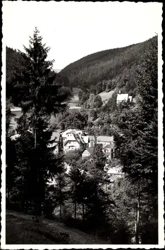 Ak Sitzendorf in Thüringen, Teilansicht