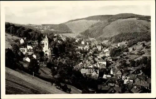 Ak Lauscha in Thüringen, Ellerblick, Teilansicht
