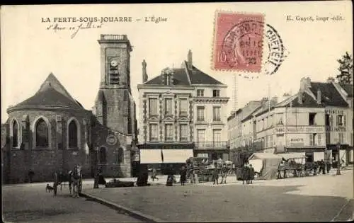 Ak La Ferté-sous-Jouarre Seine-et-Marne, L´Église