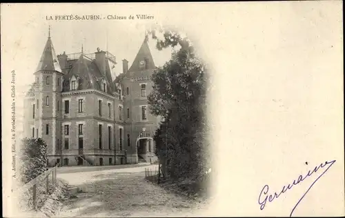 Ak La Ferté Saint Aubin Loiret, Le Château de Villiers