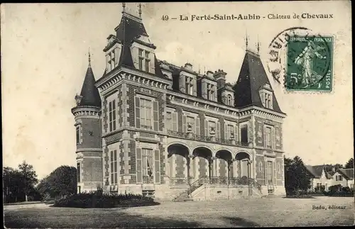 Ak La Ferté Saint Aubin Loiret, Le Château de Chevaux