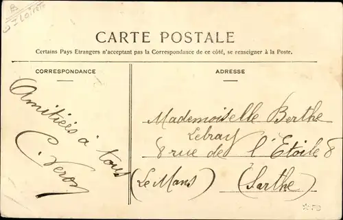 Ak Gy les Nonains Loiret, Château de Changy