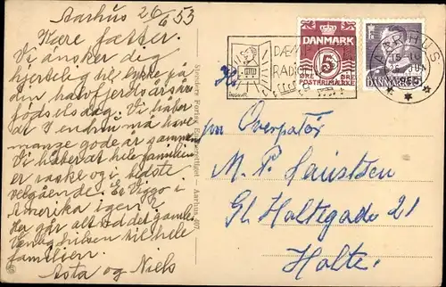 Ak Århus Aarhus Dänemark, Fra den gamle By