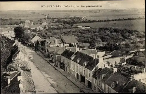 Ak Saint Sylvain Calvados, Vue Panoramique